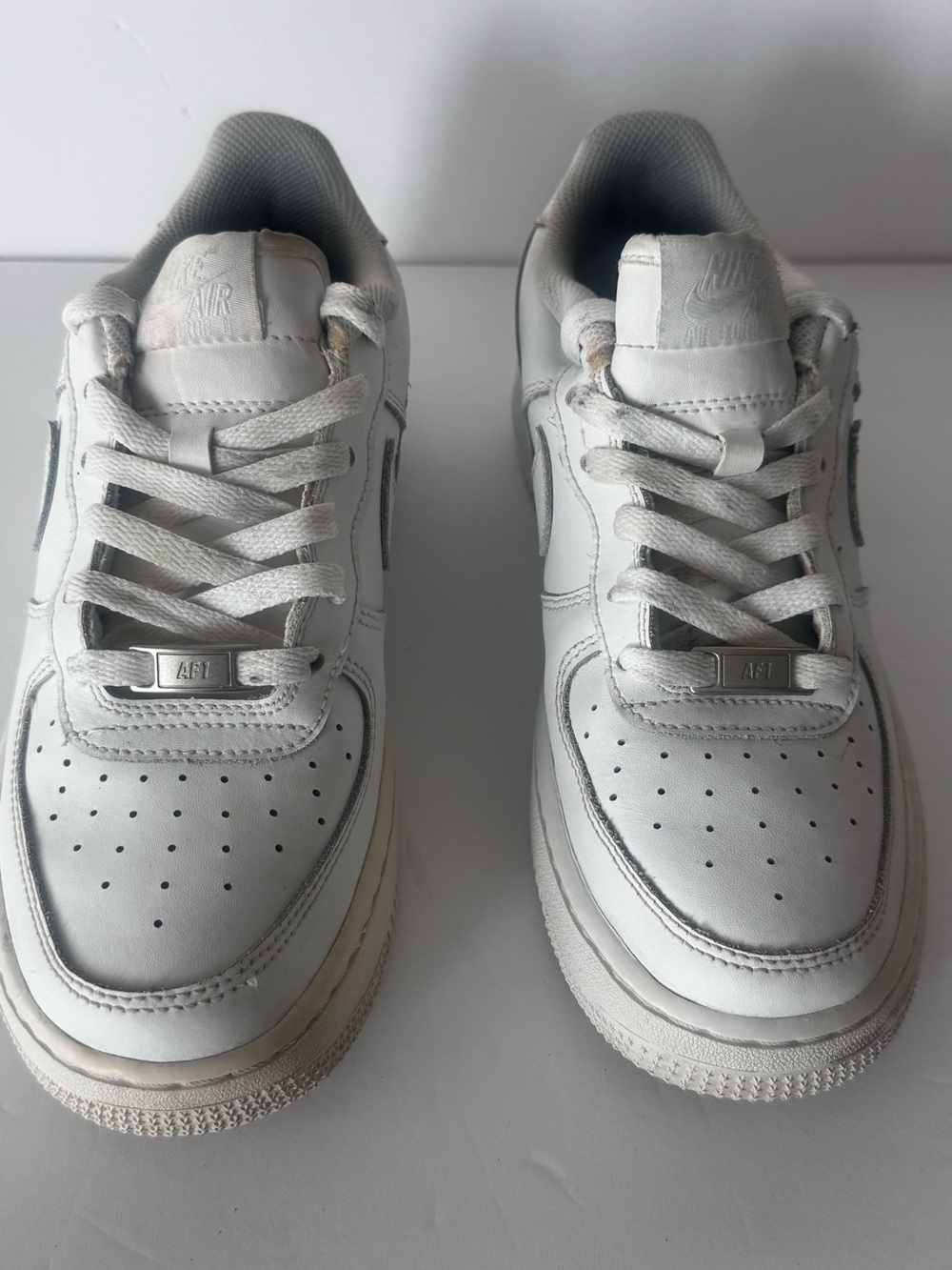 Nike Air Force 1 Low Triple White GS 6.5Y Women's 8 Sneakers 314192-117